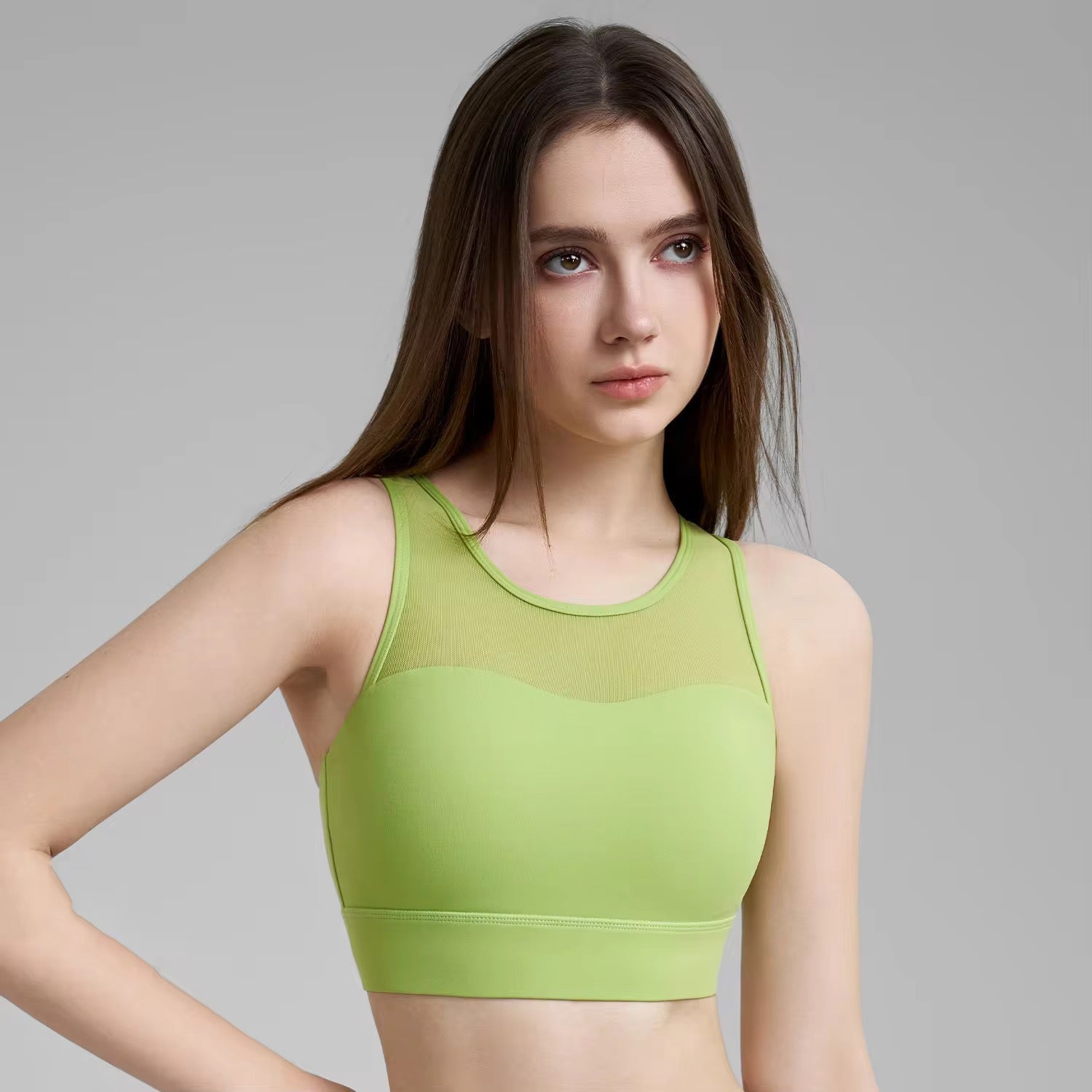 Hooked Back Cropped Bra ANJE REBEL