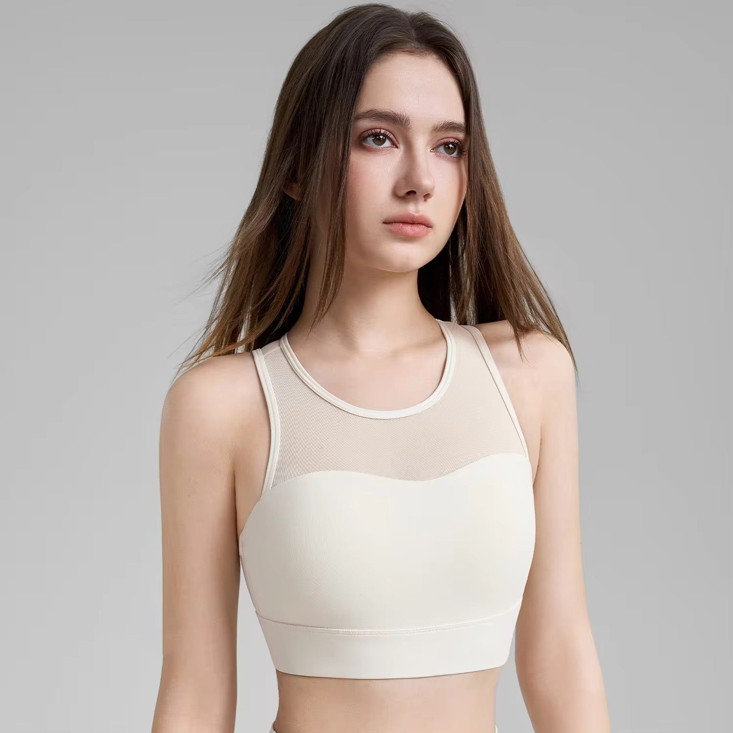 Hooked Back Cropped Bra ANJE REBEL