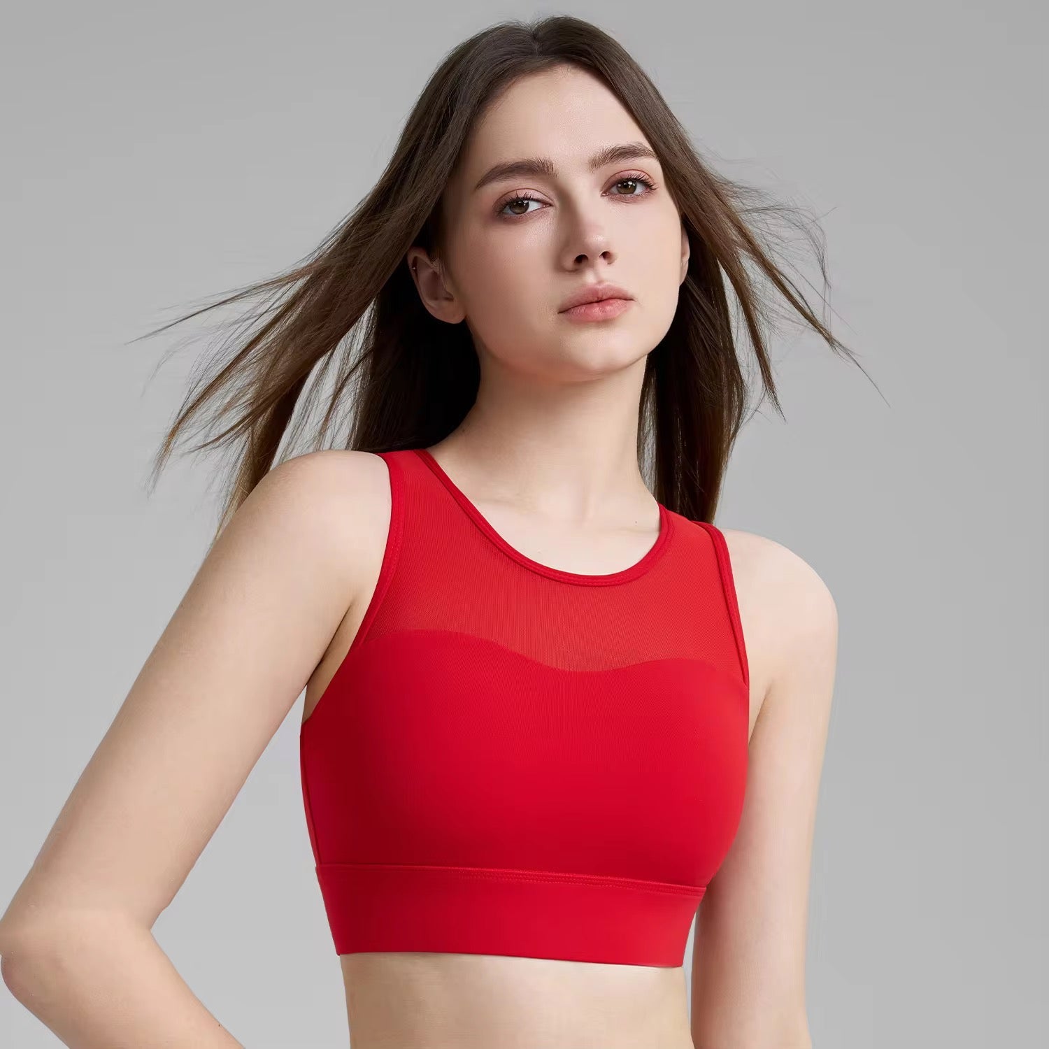 Hooked Back Cropped Bra ANJE REBEL