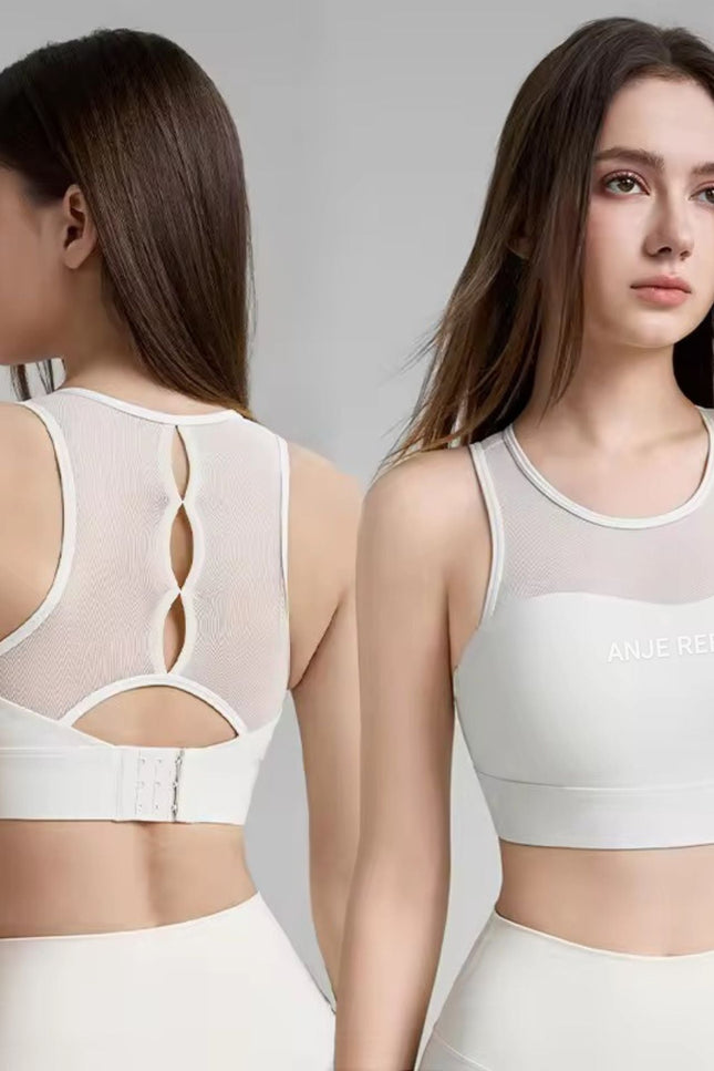 Hooked Back Cropped Bra ANJE REBEL