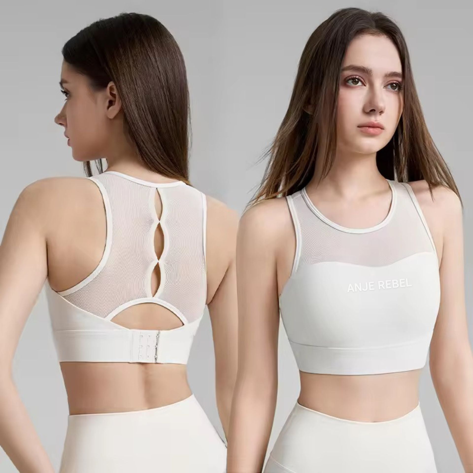 Hooked Back Cropped Bra ANJE REBEL