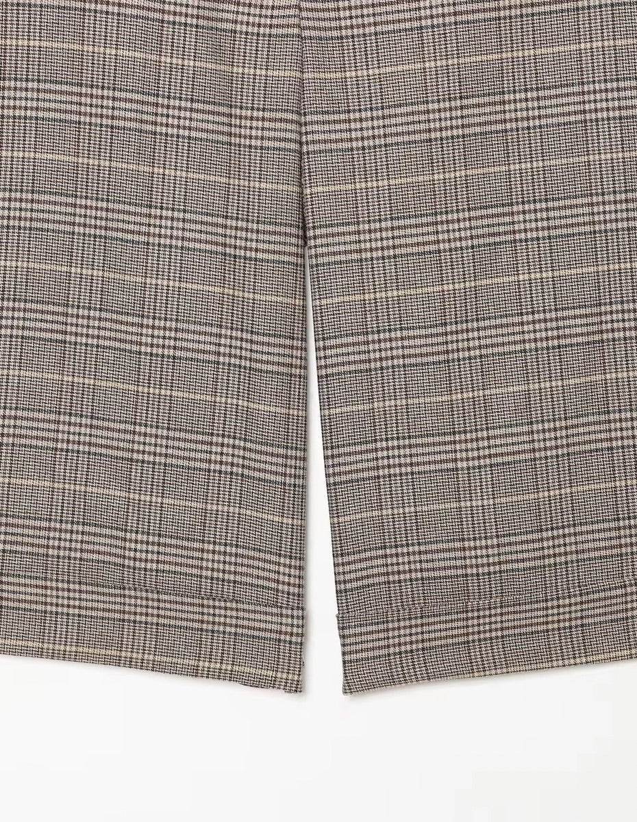 English Chequard Smart Casual Culottes ANJE REBEL