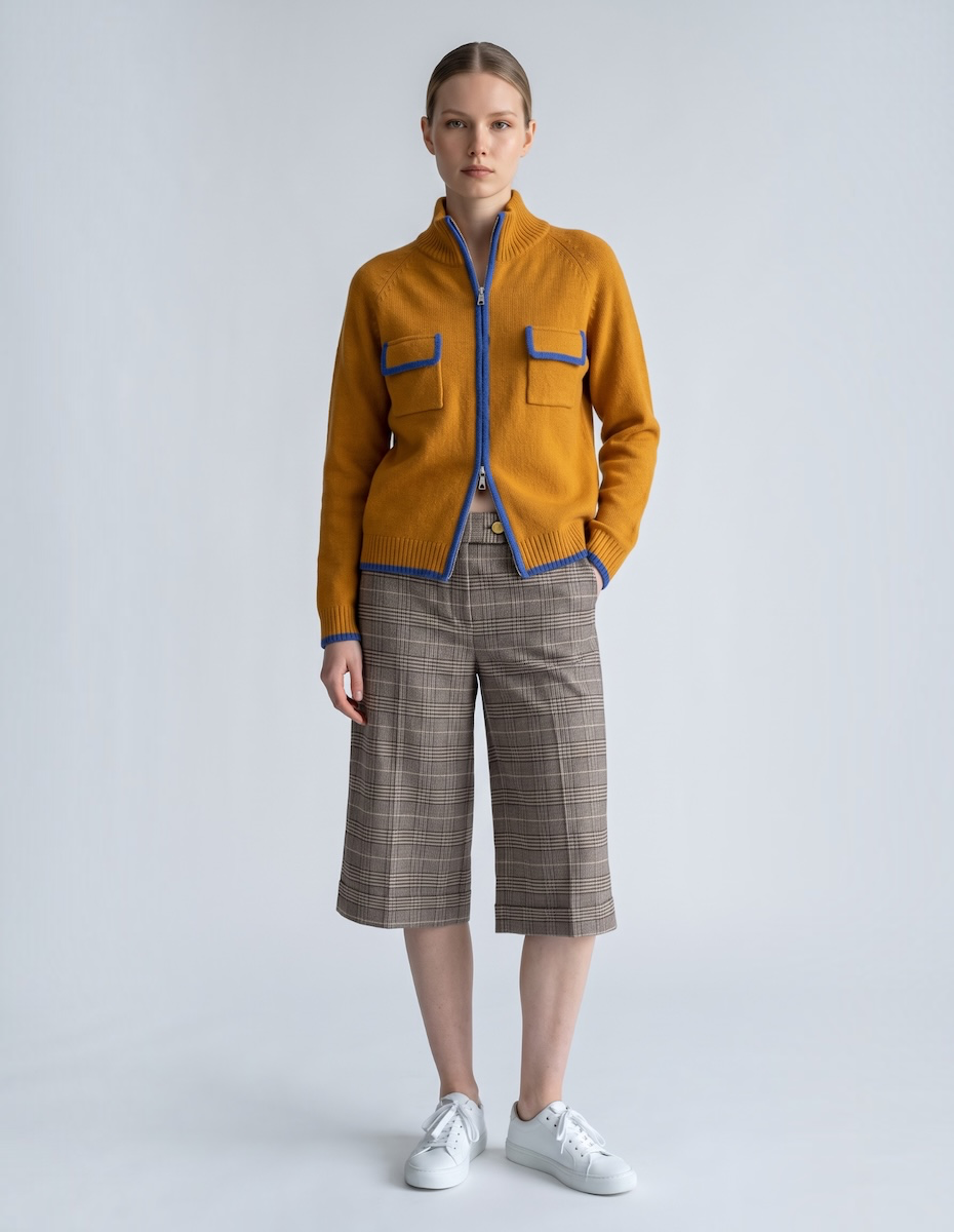 English Chequard Smart Casual Culottes ANJE REBEL