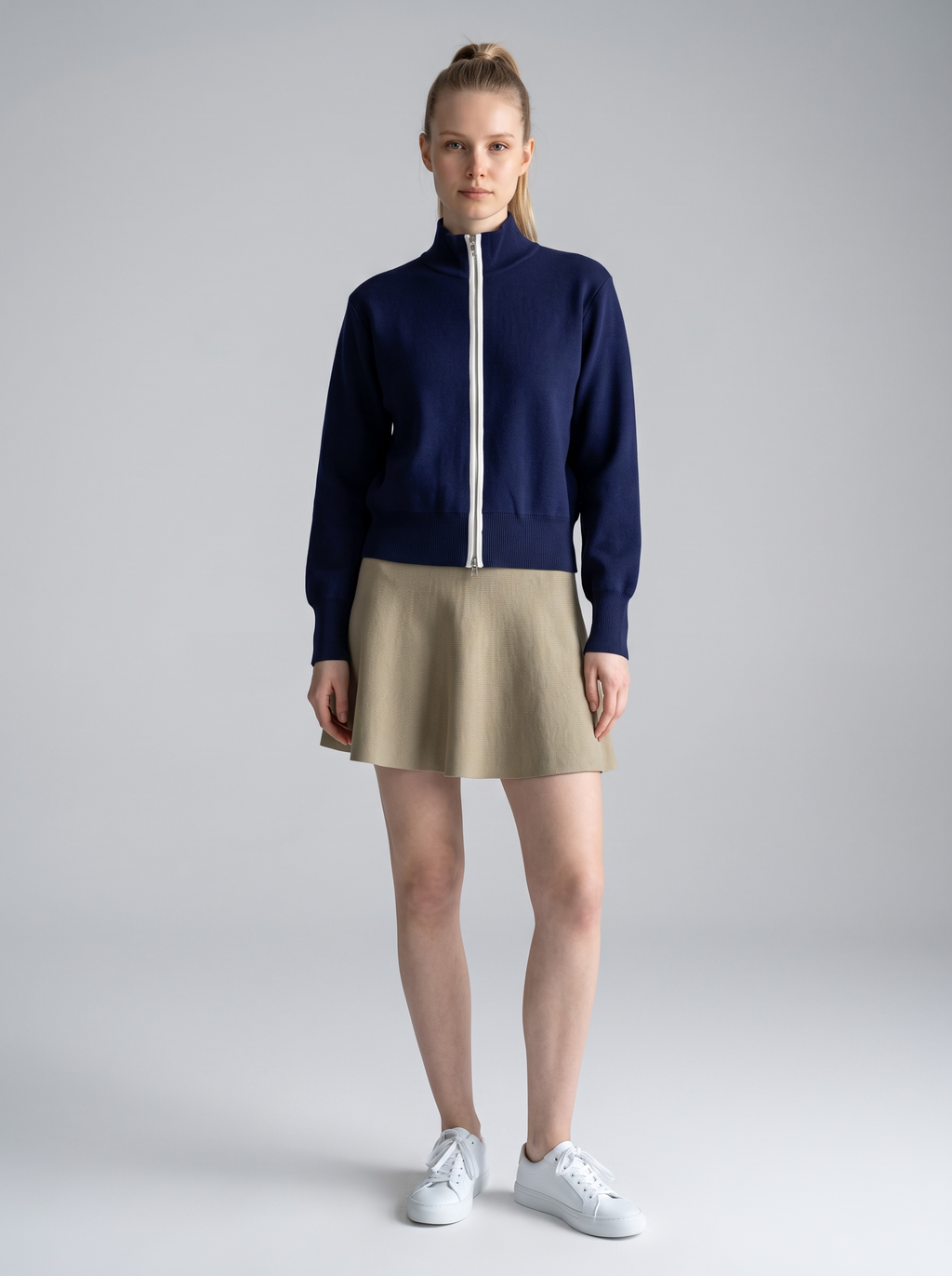 A-Line Pleated Mini Skirt ANJE REBEL