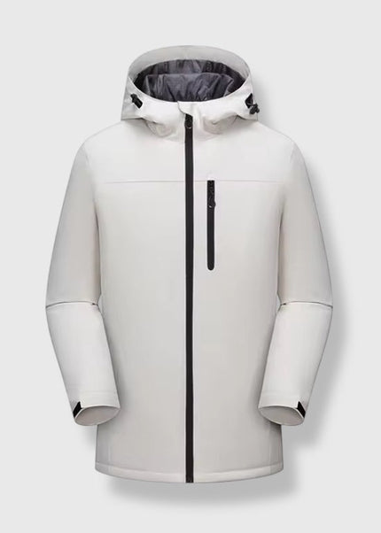 Winter Windproof Long Zip Up Coat ANJE REBEL