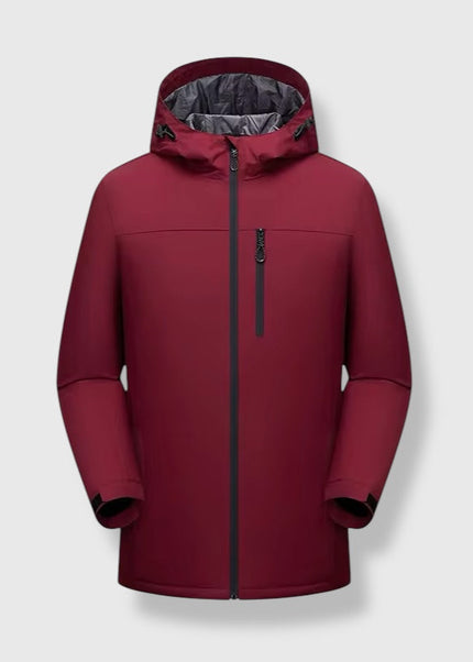 Winter Windproof Long Zip Up Coat ANJE REBEL