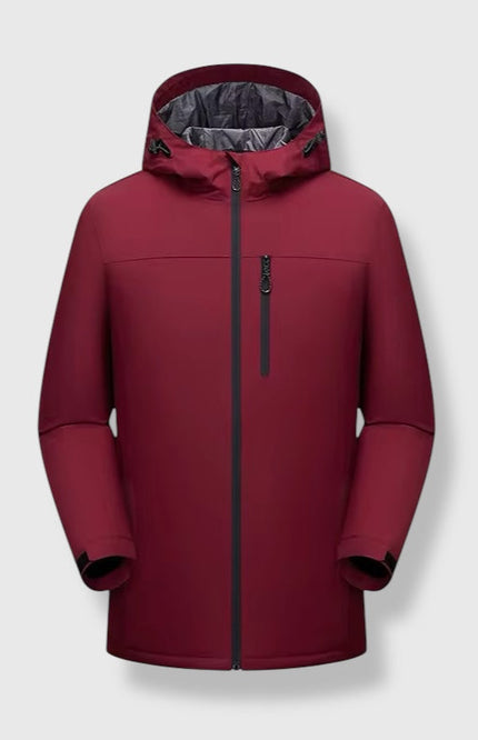 Winter Windproof Long Zip Up Coat ANJE REBEL