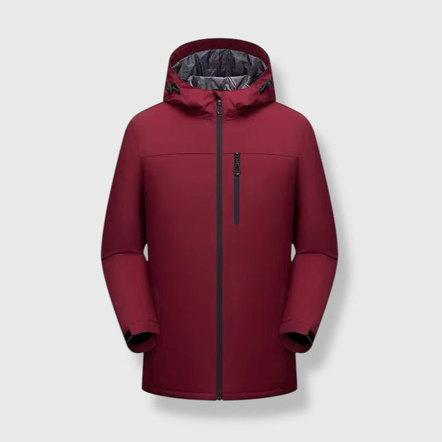 Winter Windproof Long Zip Up Coat ANJE REBEL