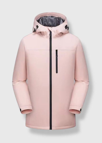 Winter Windproof Long Zip Up Coat ANJE REBEL