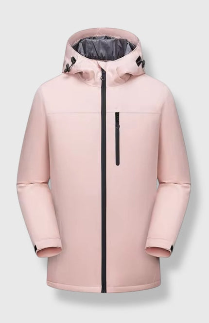 Winter Windproof Long Zip Up Coat ANJE REBEL