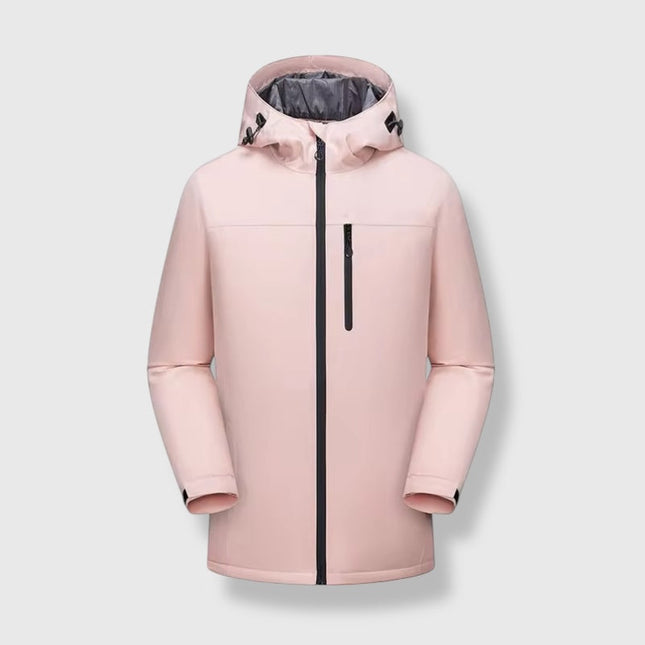 Winter Windproof Long Zip Up Coat ANJE REBEL