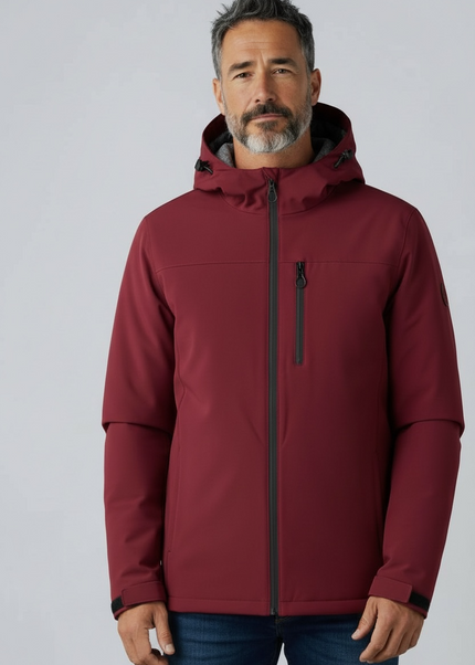 Winter Windproof Long Zip Up Coat ANJE REBEL