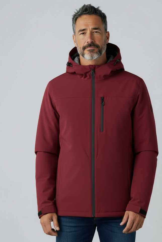 Winter Windproof Long Zip Up Coat ANJE REBEL