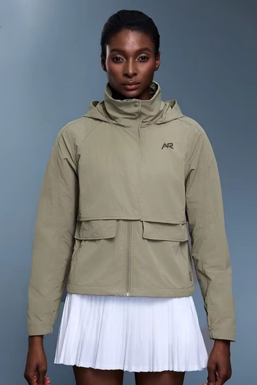 Outdoor High Collared Active Jacket ANJE REBEL
