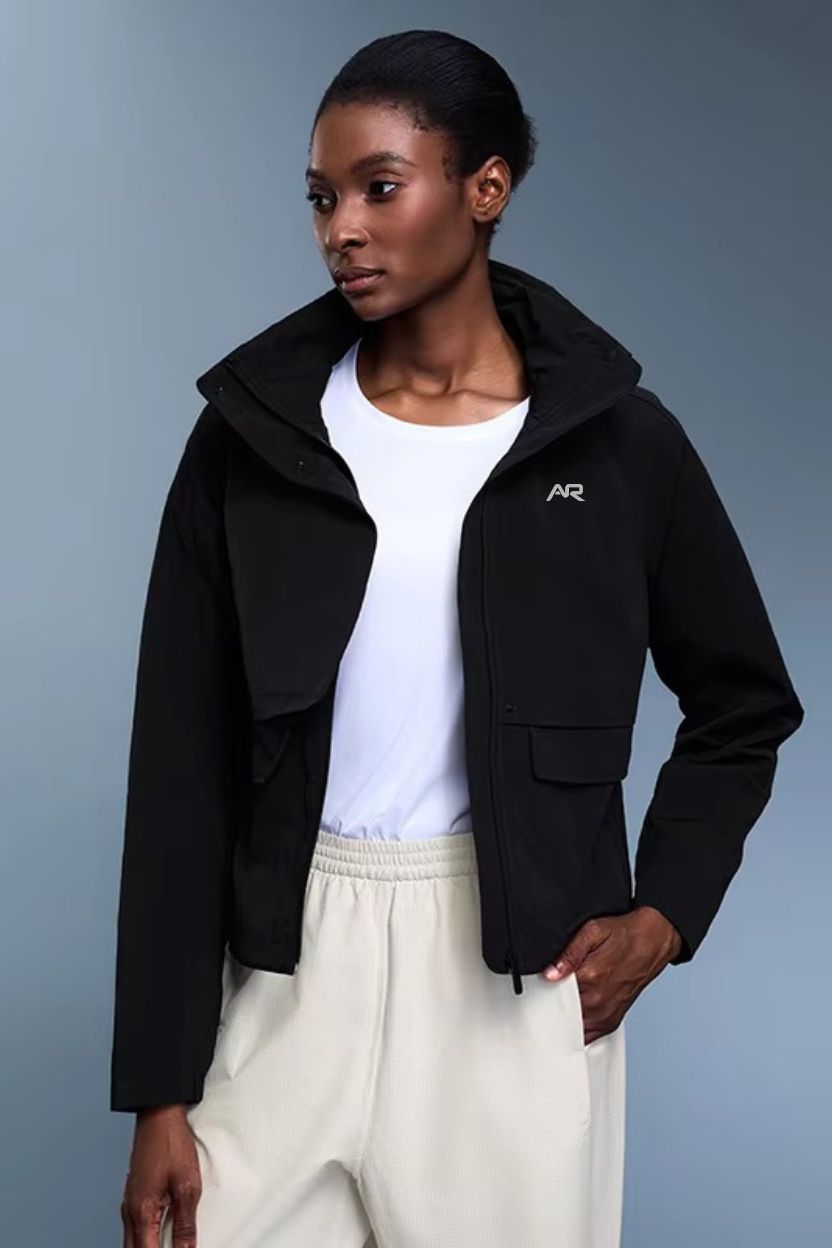 Outdoor High Collared Active Jacket ANJE REBEL