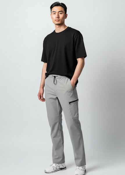 Drawstring Deep Pockets Pants ANJE REBEL