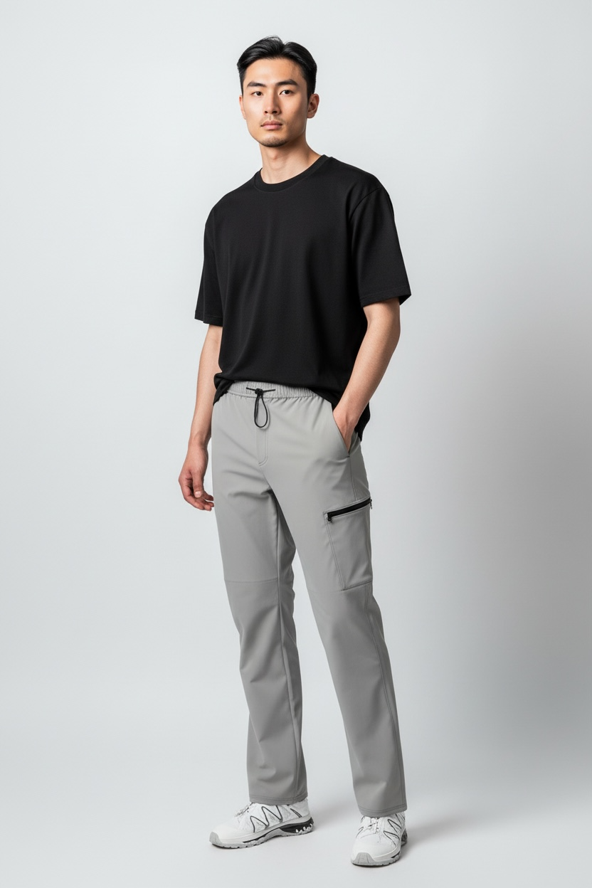 Drawstring Deep Pockets Pants ANJE REBEL