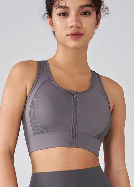Zip Up Support Bra ANJE REBEL