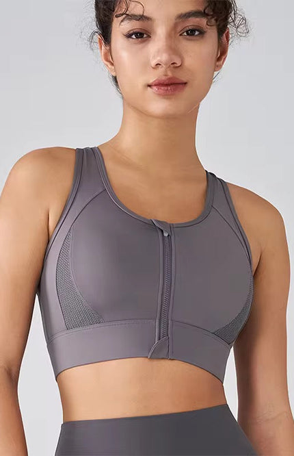Zip Up Support Bra ANJE REBEL