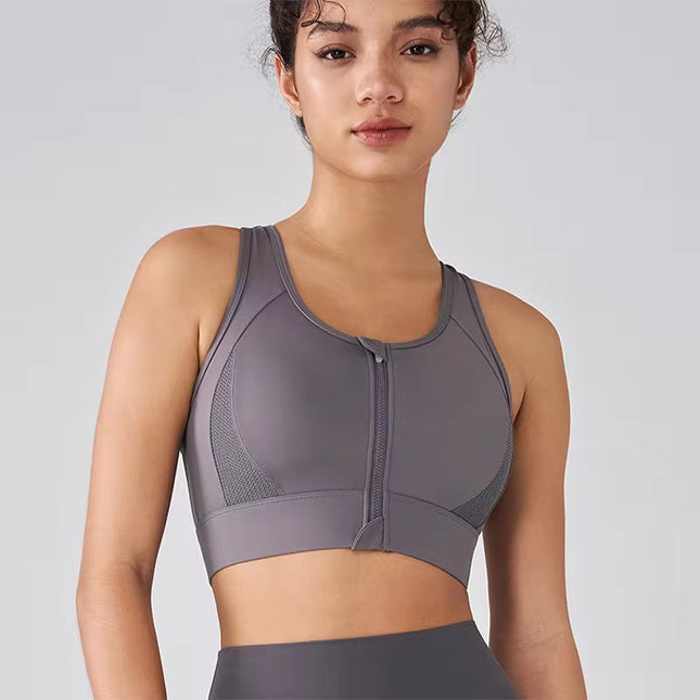 Zip Up Support Bra ANJE REBEL