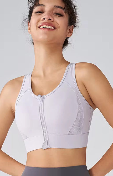 Zip Up Support Bra ANJE REBEL