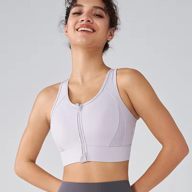 Zip Up Support Bra ANJE REBEL