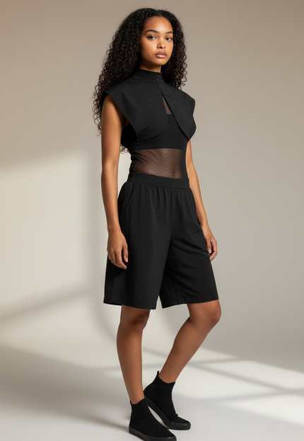 Carolina French Lace Jumpsuit Top ANJE REBEL