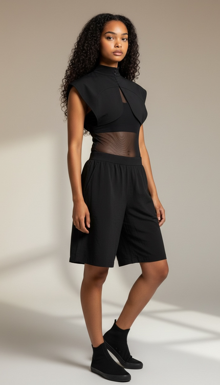 Carolina French Lace Jumpsuit Top ANJE REBEL