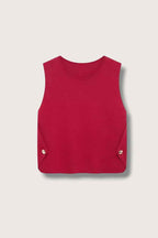 Knitted Cropped Vest