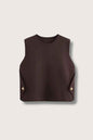 Knitted Cropped Vest