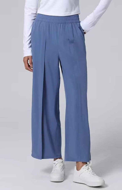 Athleisure Straight-Cut Pants