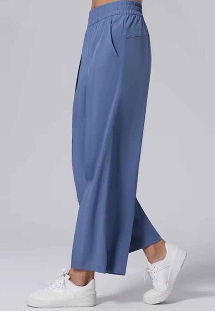 Athleisure Straight-Cut Pants