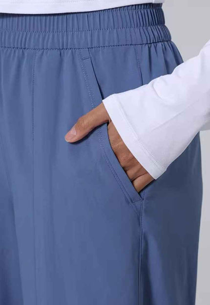 Athleisure Straight-Cut Pants