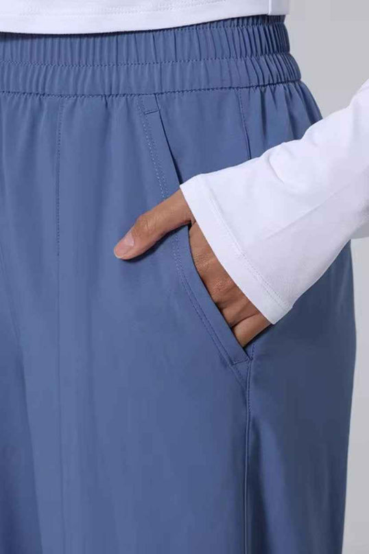 Athleisure Straight-Cut Pants
