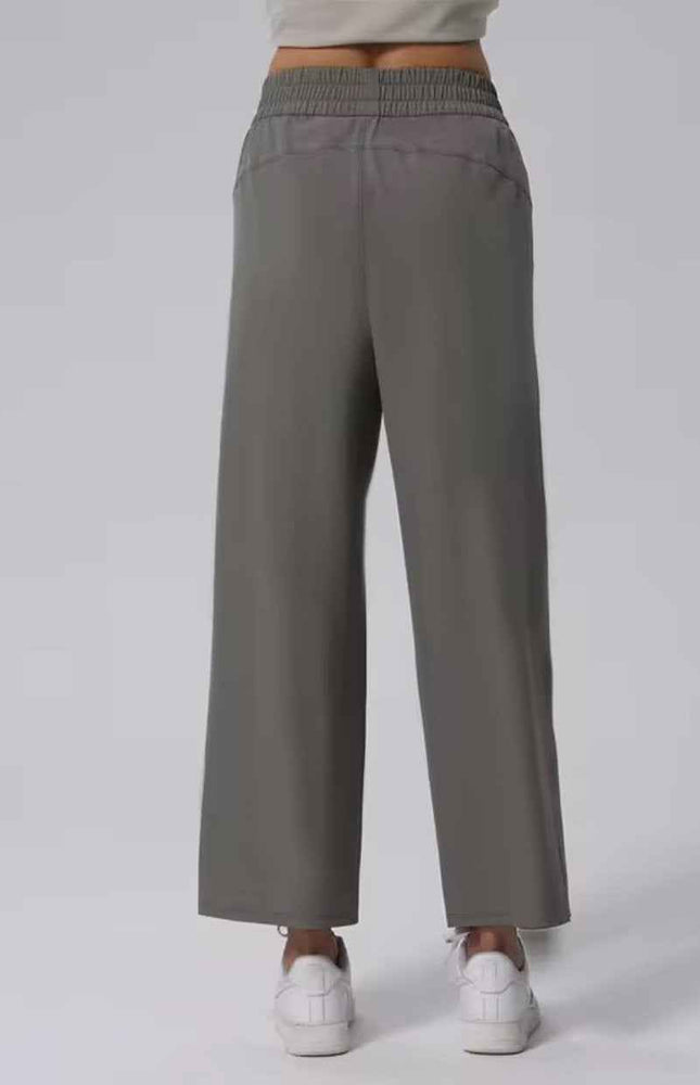 Athleisure Straight-Cut Pants