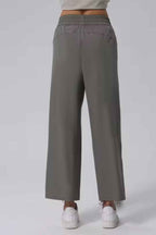 Athleisure Straight-Cut Pants