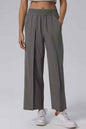 Athleisure Straight-Cut Pants