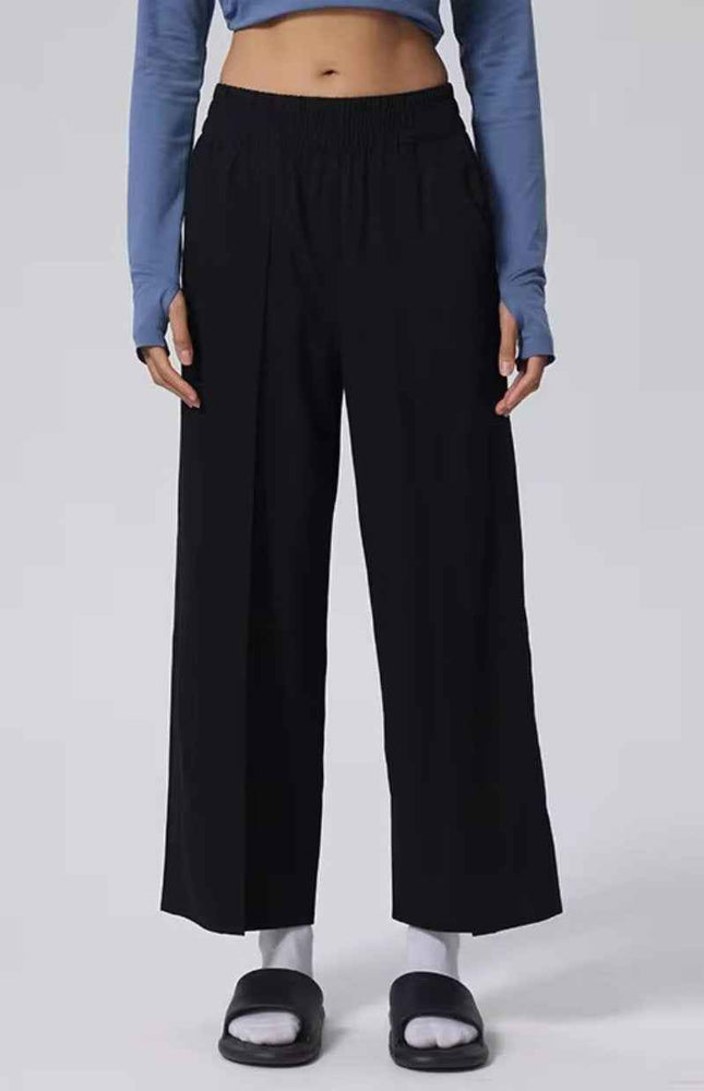 Athleisure Straight-Cut Pants