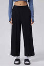 Athleisure Straight-Cut Pants