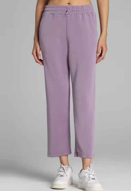 Relaxed-Fit 3/4 Straight-Cut Pants