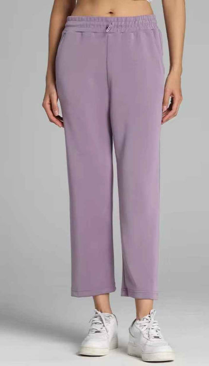 Relaxed-Fit 3/4 Straight-Cut Pants