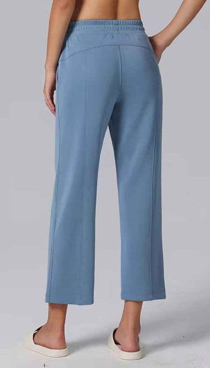 Relaxed-Fit 3/4 Straight-Cut Pants