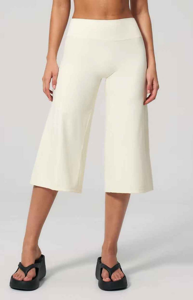 High Waist 3/4 Length Culottes