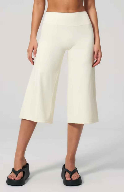 High Waist 3/4 Length Culottes