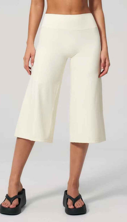 High Waist 3/4 Length Culottes