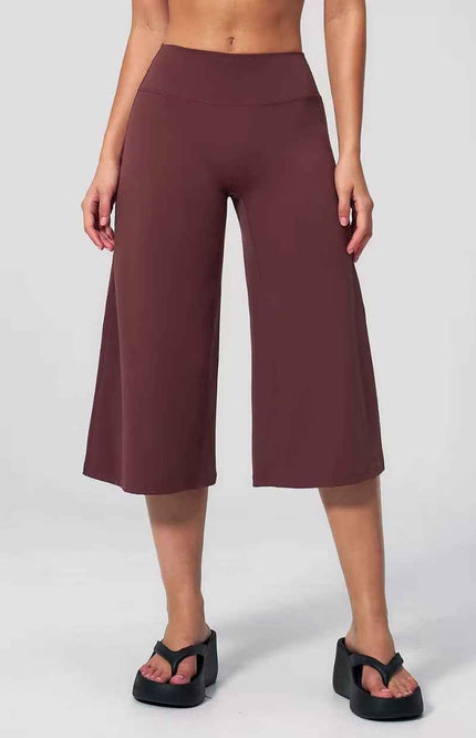 High Waist 3/4 Length Culottes