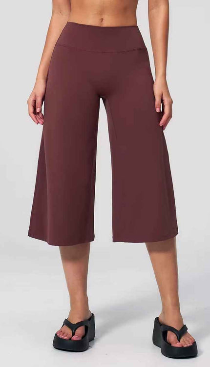 High Waist 3/4 Length Culottes