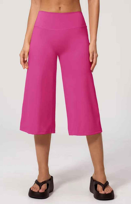 High Waist 3/4 Length Culottes