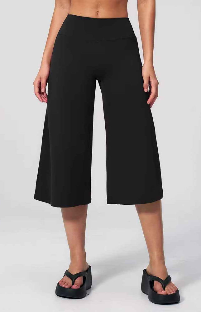 High Waist 3/4 Length Culottes