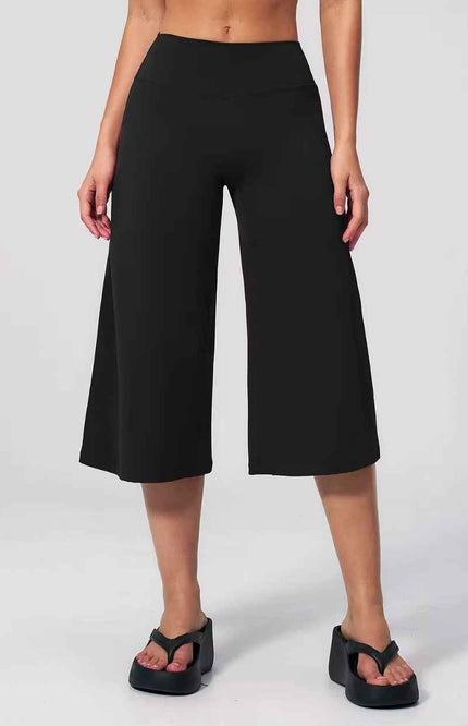 High Waist 3/4 Length Culottes
